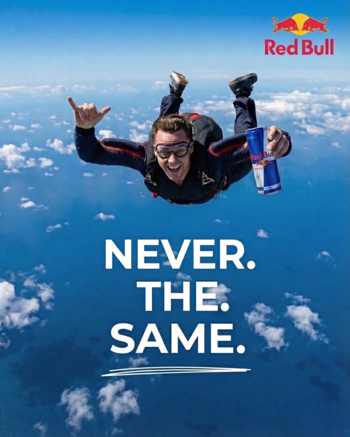 Red Bull Never The Same action sports ad